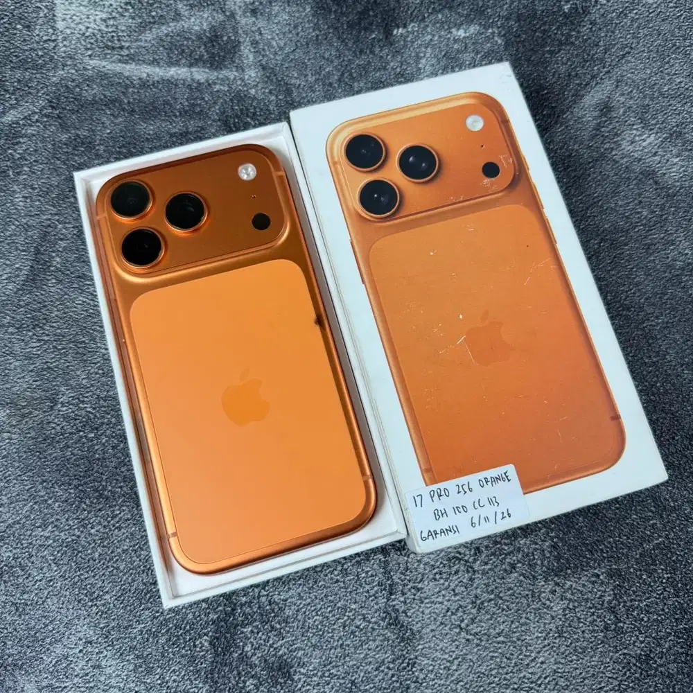 Iphone 17 Pro 256GB Cosmic Orange Grnsi 06/11/2026 BH 100 CC 113 Ibox