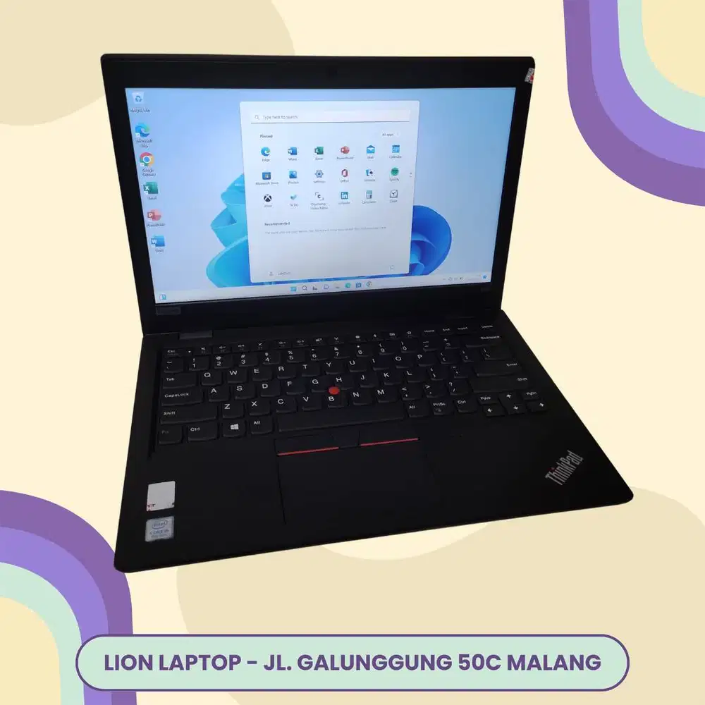 Core i5 Gen 8 RAM 8GB SSD 256GB Lenovo Thinkpad L390 [05|03]