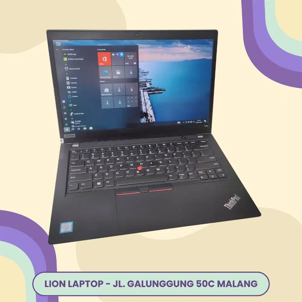 Double VGA NVIDIA Core i5 8/256 Slim Lenovo Thinkpad T490 [05|03]