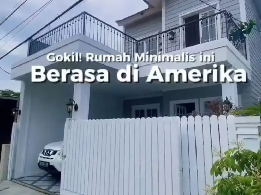 RUMAH 2 LANTAI GAYA FARMHOUSE DI PUSAT KOTA SERANG