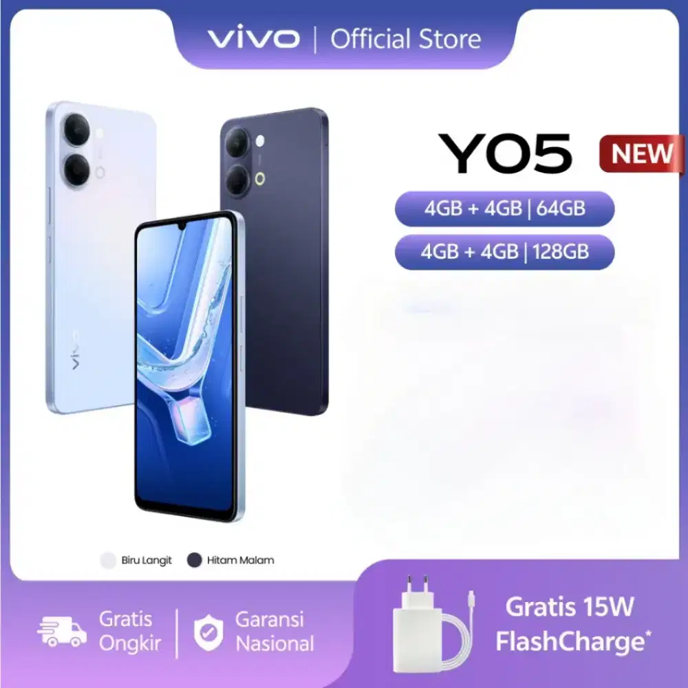 NEW vivo Y05 resmi