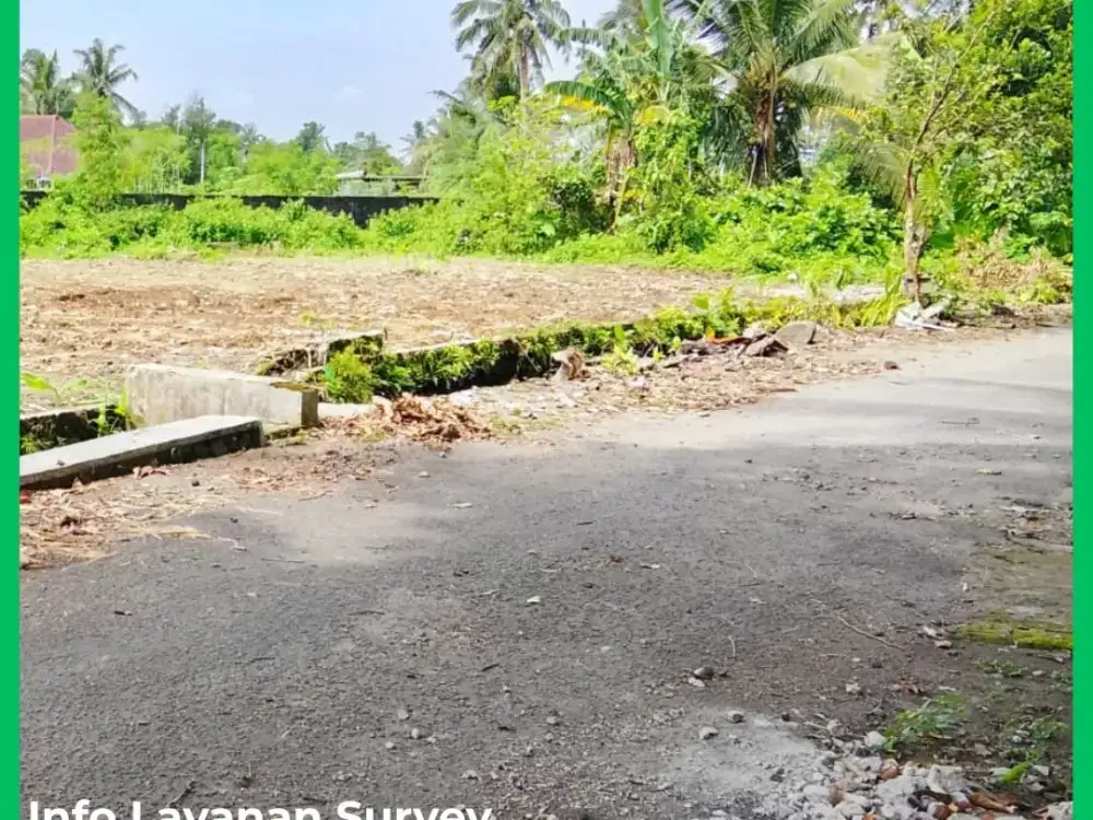 Tanah Jogja Strategis 1km Jl Palagan Sleman SHM Pekarangan