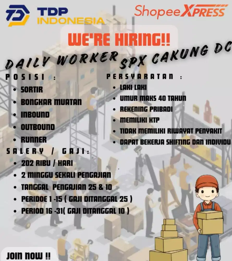 DAILY WORKER SHOPEE EXPRESS