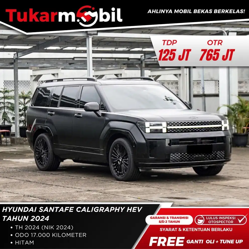 [BERGARANSI] HYUNDAI SANTAFE CALIGRAPHY HEV MATIC TAHUN 2024 GENAP