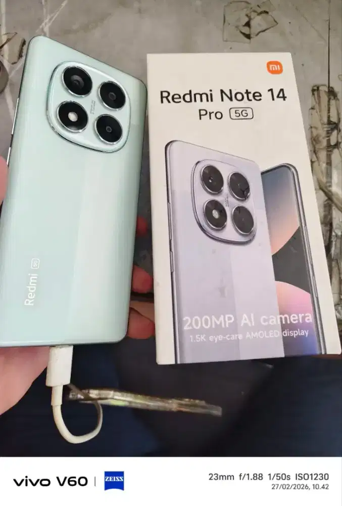 Xiaomi Note 14 Pro 5G 8/256 resmi lngkp ORI like new bs tuker tambah