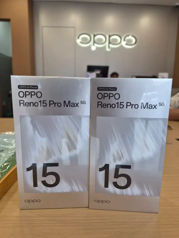 Oppo Reno 15 Promax 5G 12/512 Resmi Segel‼️