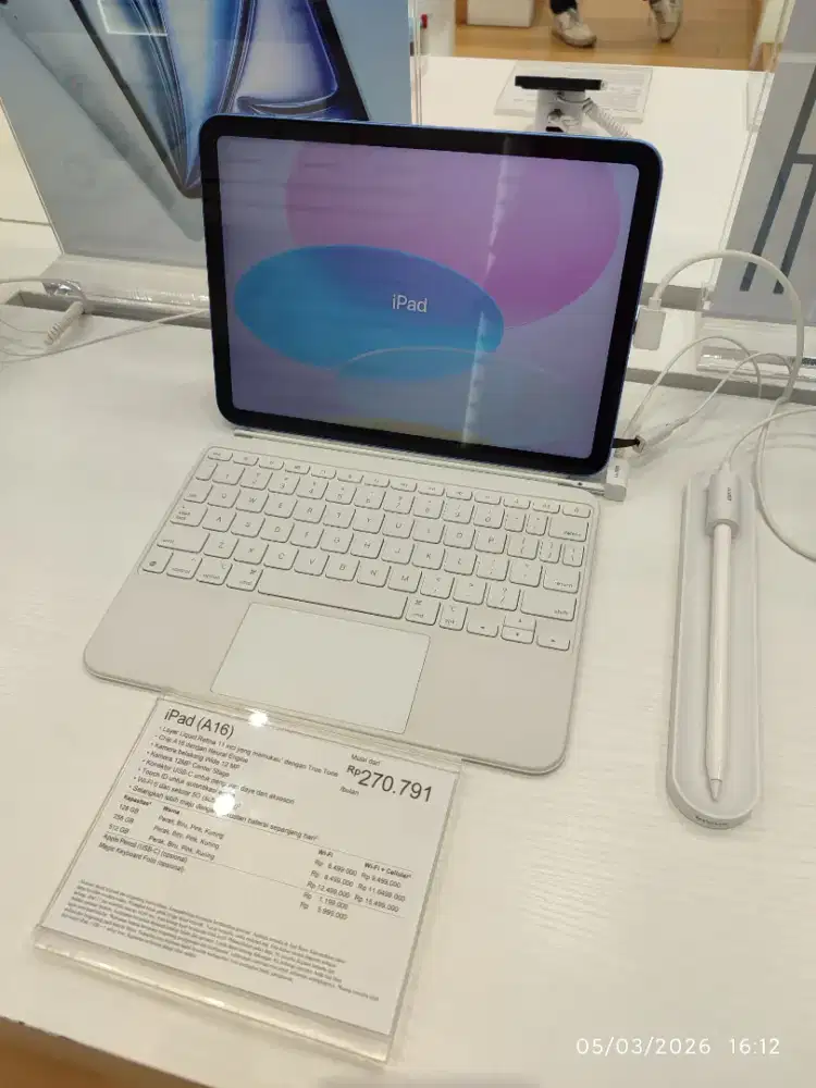 IPAD A16 PROMO FREE DP BUNGA RINGAN
