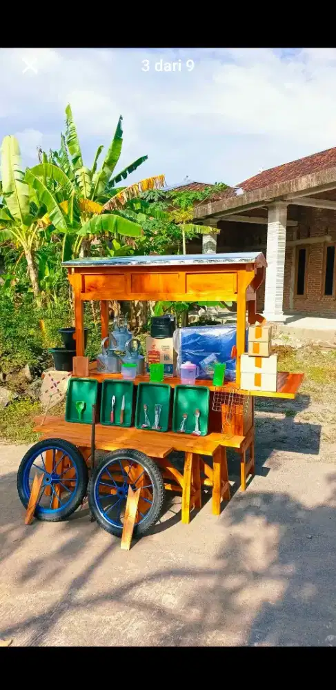 Jual gerobak angkringan murah (COD)