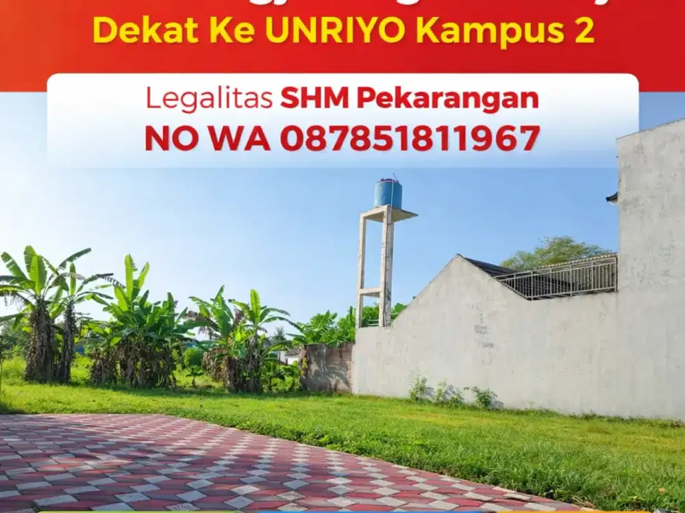 Tanah Maguwoharjo 3 menit dari  UNRIYO kampus 2