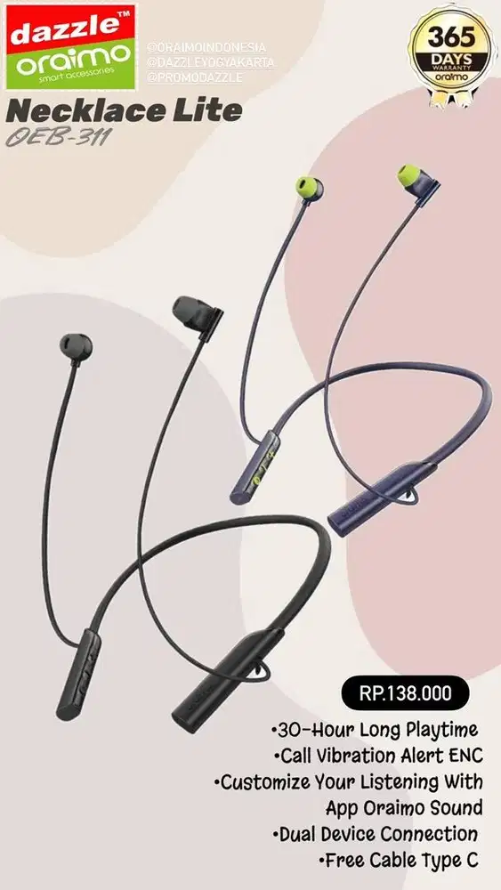 Oraimo Necklace Lite OEB-311