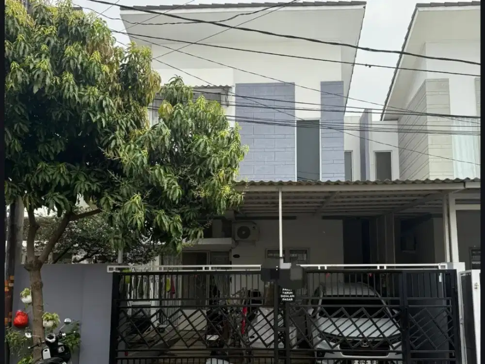 Rumah 2 Lantai Sdh  Renov Full Furnish Cluster Beverly Hills Duta Garden Perbatasan Jakarta Barat-Tangerang