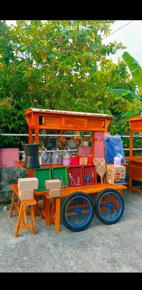 Jual gerobak angkringan murah (COD)