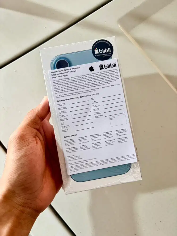 JUAL CEPAT IPHONE 16 TEAL 128 BNIB BARU SEGEL RESMI