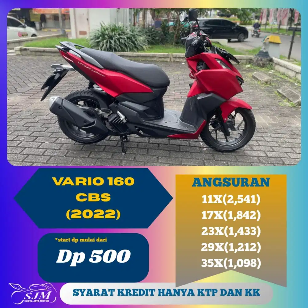 HONDA VARIO 160 CBS 2022 CASH & KREDIT