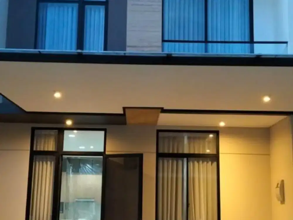 DISEWAKAN RUMAH VILLA PASIR PUTIH PIK 2 UK 6x12.5 (2 LANTAI) 3+1 KT FULL FURNISH INTERIOR MEWAH