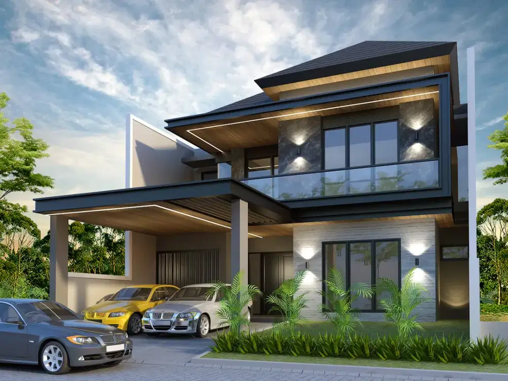 Rumah Citraland Waterfront Ciamik Modern Baru Gress