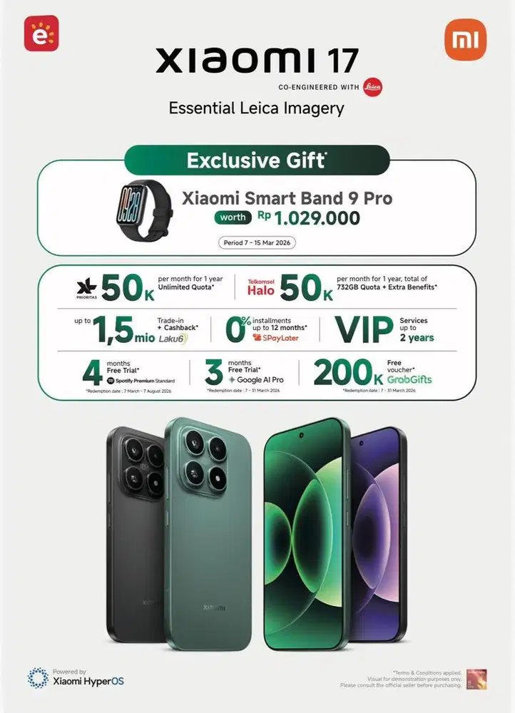 PRE ORDER XIAOMI 17 / 17 ULTRA