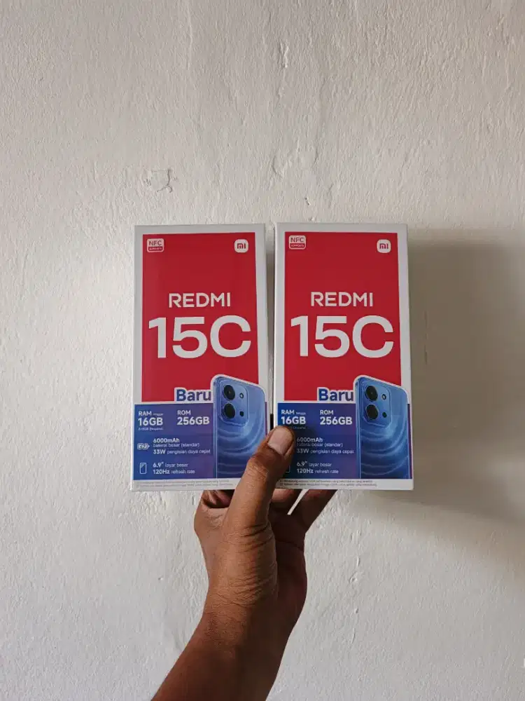 [ Fast respon WA ] Xiaomi Redmi 15C NFC 8+8/256 Garansi resmi 15bln