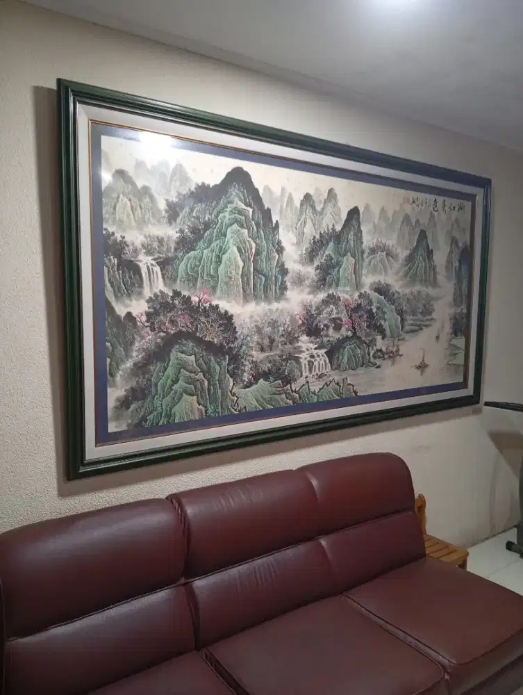 Jual cepat lukisan+ bingkai