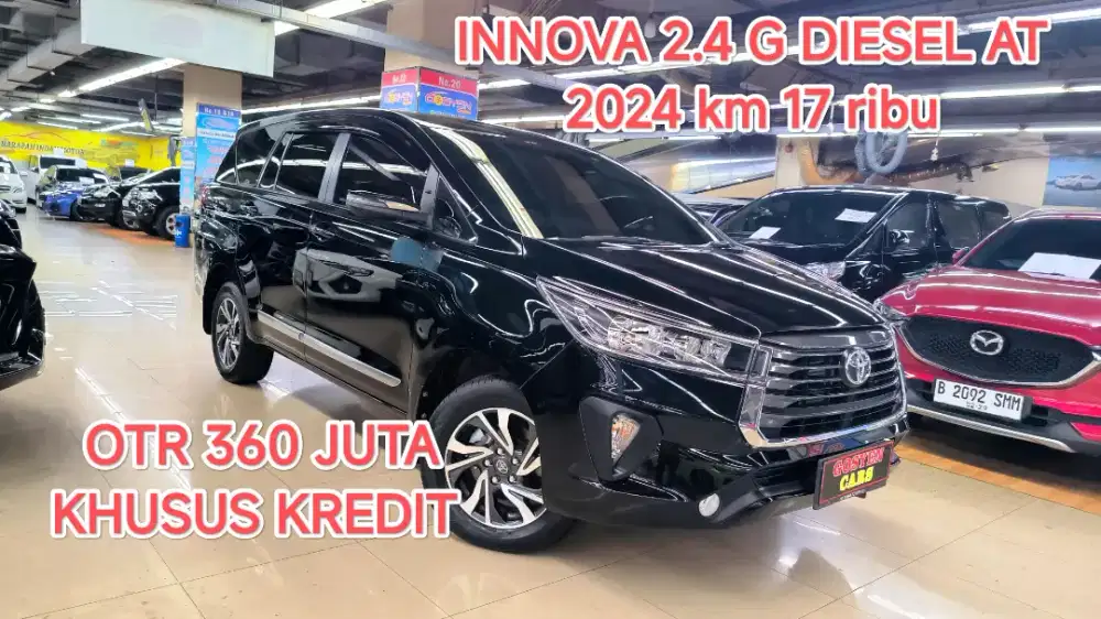 km 17 ribu TOYOTA INNOVA 2.4 G DIESEL RIBOND AT 2024 ISTIMEWA