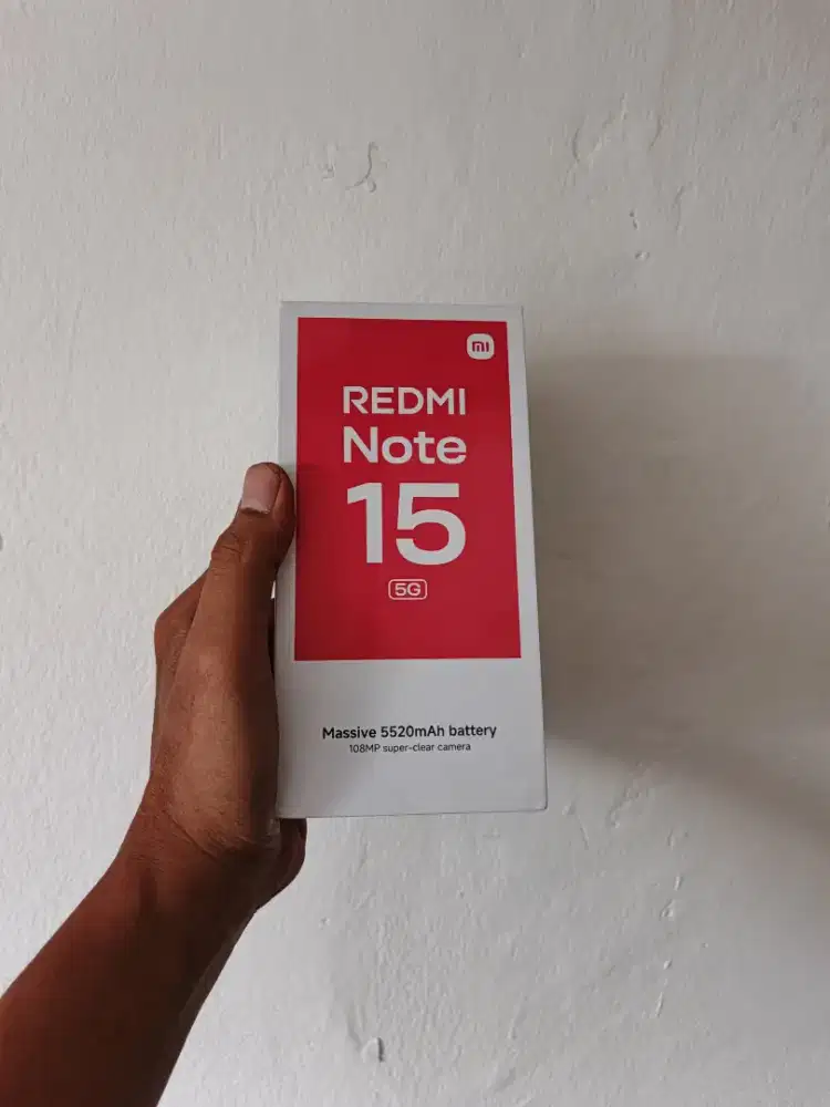 [ Fast respon WA ] Xiaomi Redmi Note 15 5G 12/512 Garansi resmi 15bln
