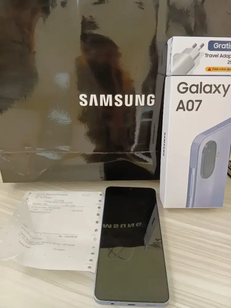 Samsung A07 4/64 gb fullset (belum sebulan)