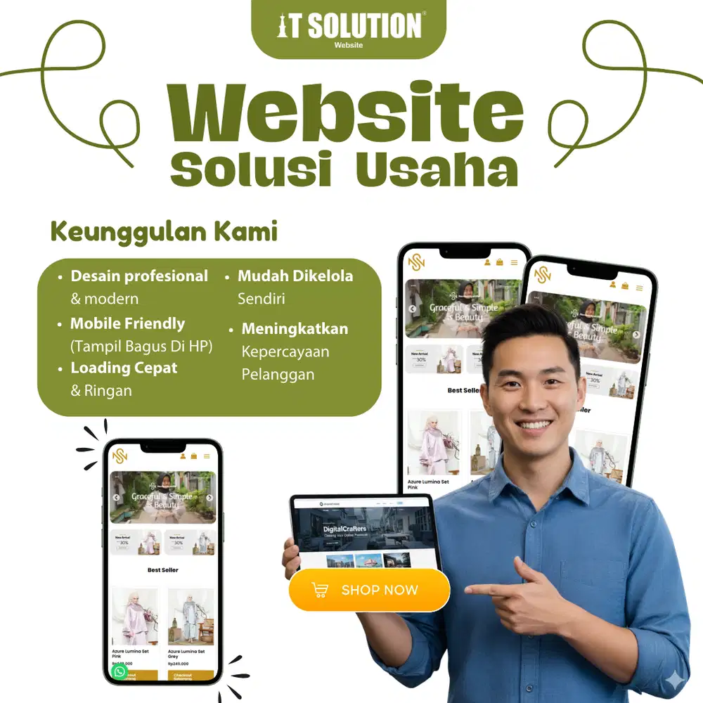 Website Solusi Usaha – Bikin Bisnis Lebih Profesional & Online