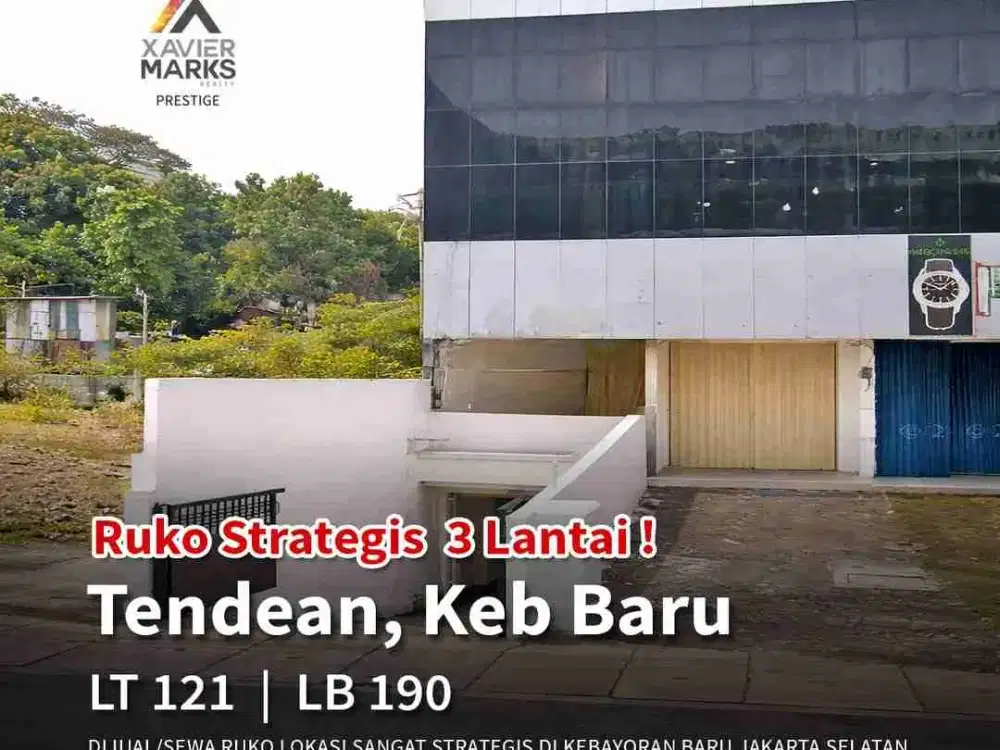 DIJUAL / DISEWA RUKO STRATEGIS
Wolter Monginsidi – Tendean – Kebayoran Baru
Detail Properti :
Luas Tanah : 121 m²
Luas Bangunan : ±190 m²
Dimensi : 6 m x 11 m
Bangunan : 3 Lantai + Rooftop
Kamar Mandi : 3
Listrik : 16.000 VA
Parkir : Depan & Basement
Keun