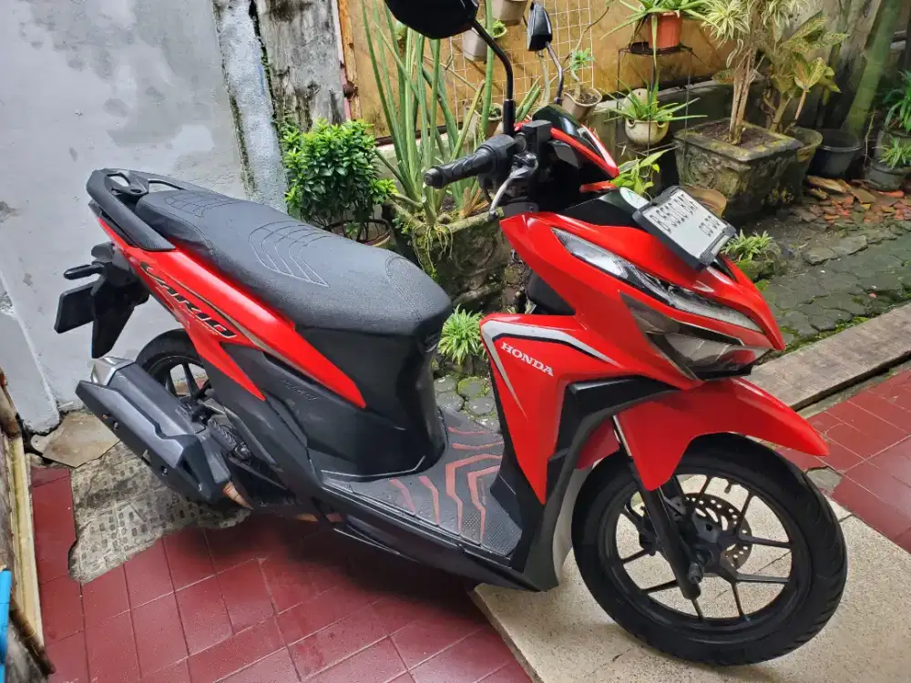 Honda Vario 125 Merah 2020 Full orisinil.
