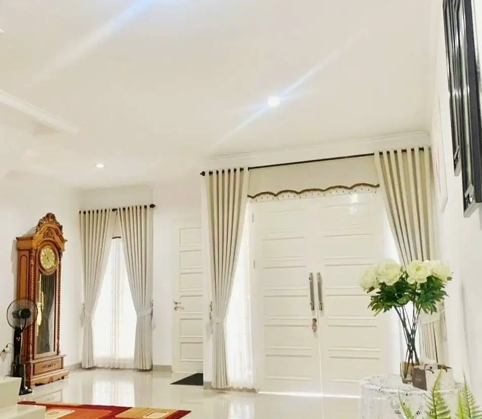 Menjual Gorden Blackout Pasang Skat Klinik Hordeng Gordyn Vitrase