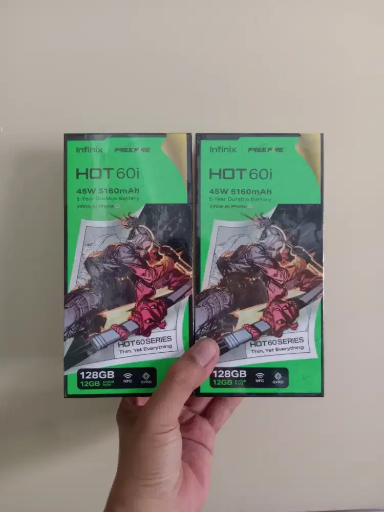 Berminat silahkan WA Infinix Hot 60i NFC 6+6/128 Garansi resmi 1thn