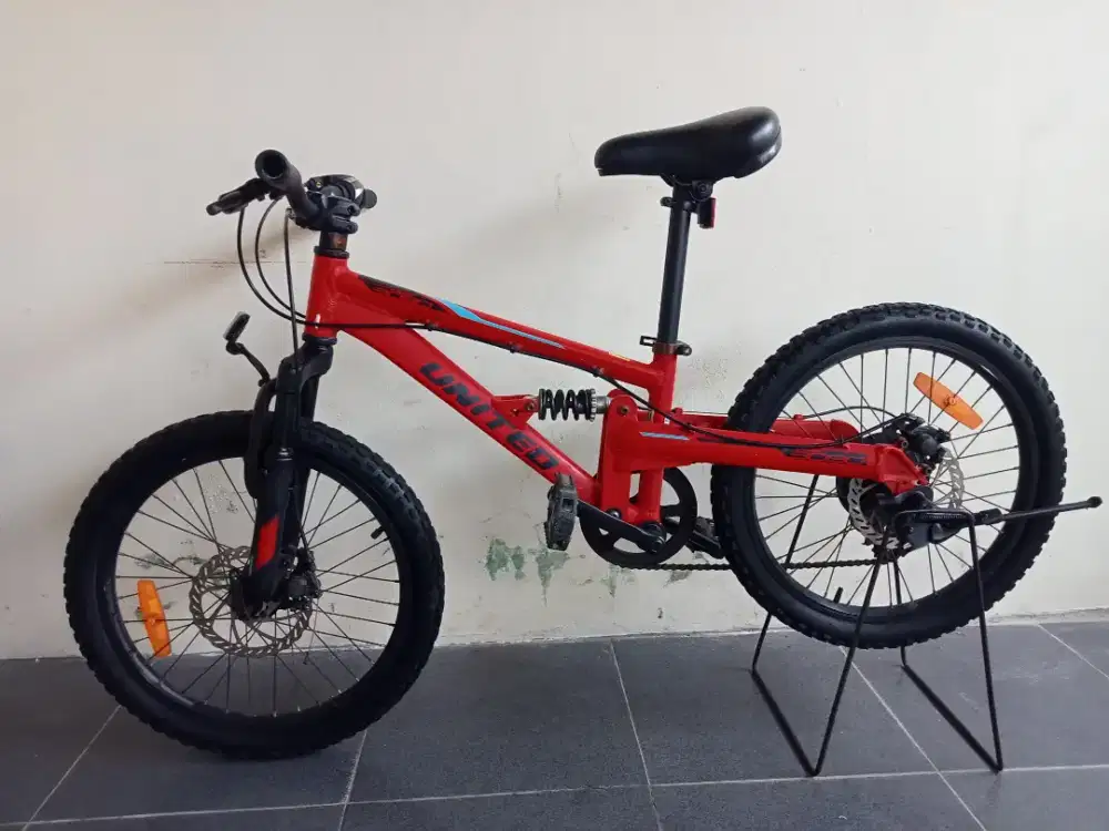 Sepeda united TMS UK 20 frem Aloy alumunium speed Shimano siap goes