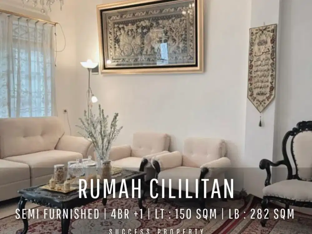 For Sell! White Comfort Home with an Elegance Home Design in Strategic Location at East Jakarta