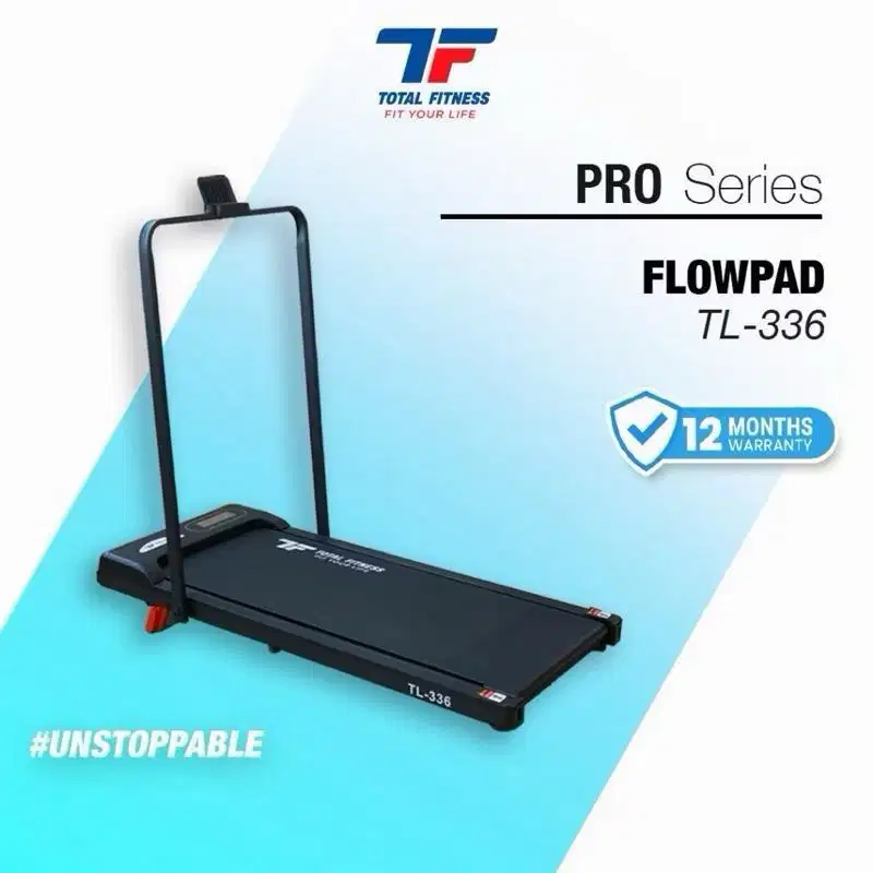 Jual Total Fitness Treadmill TL336 Pro Series Flowpad TL-336 Treadmill