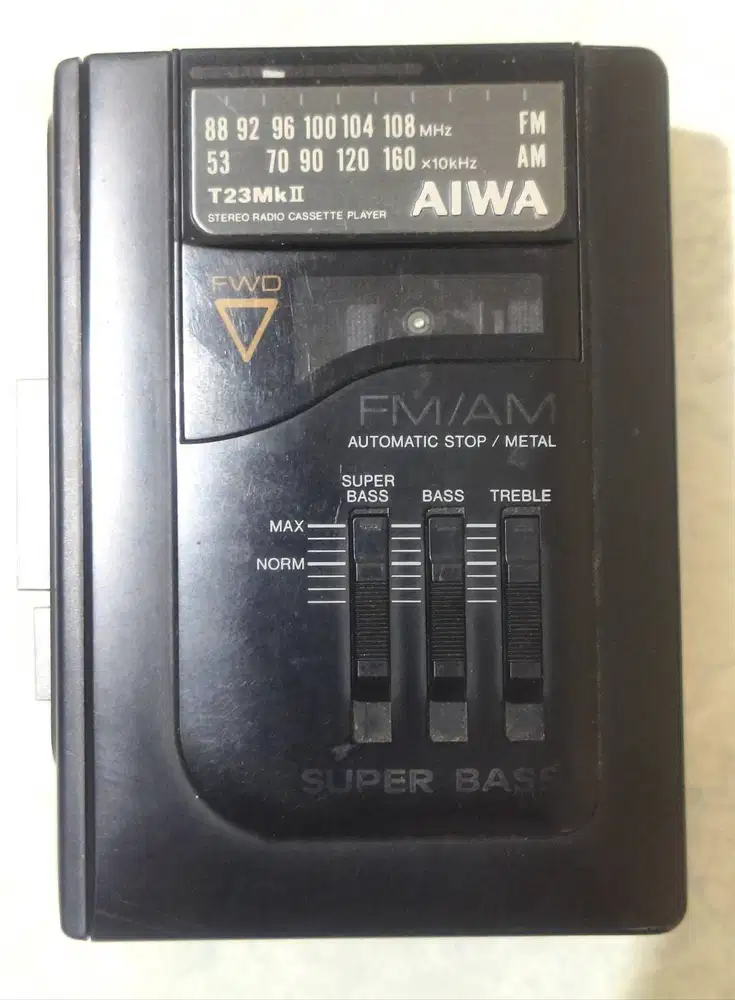 Walkman Aiwa Vintage ada Equalizer