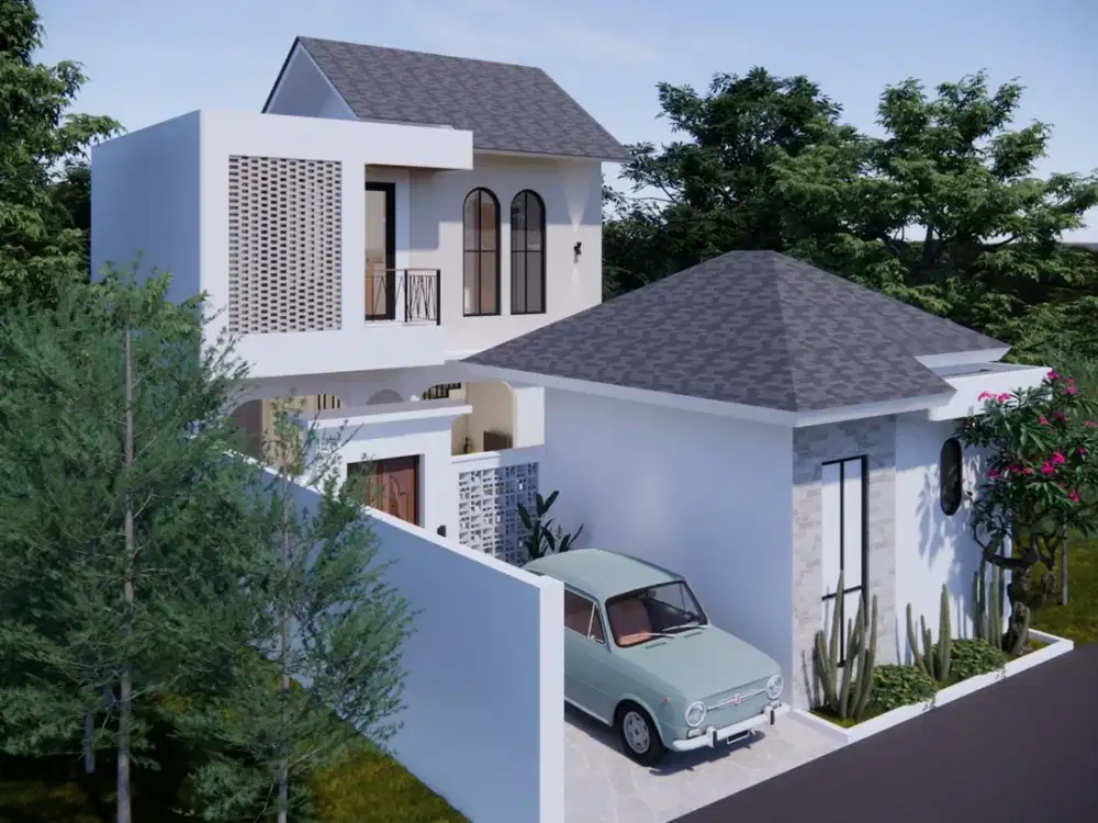 vill baru 2 lantai view patung gwk, dkt pantai,kawasan villa