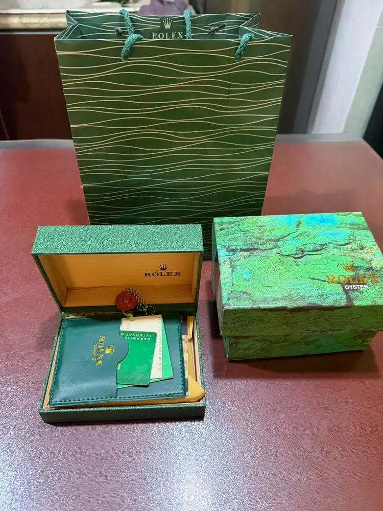 Box Jam tangan Rolex ori