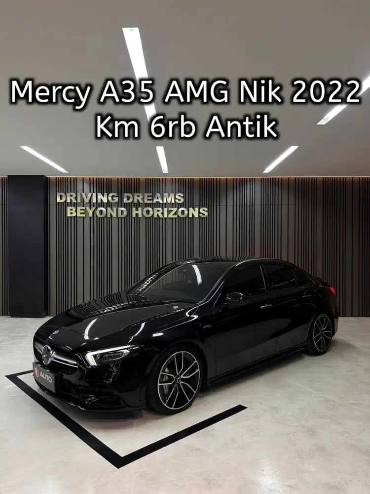 Mercedes Benz A35 AMG Sedan AT 2022 Hitam Mercy B1557CBF Km6rb