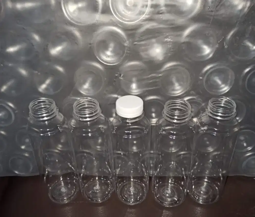 Botol jus 250ml baru tutup putih