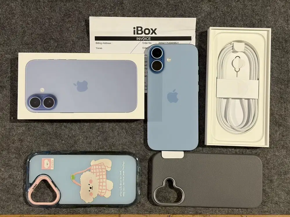 iPhone 17 iBox 256gb Mist Blue Fullset Original