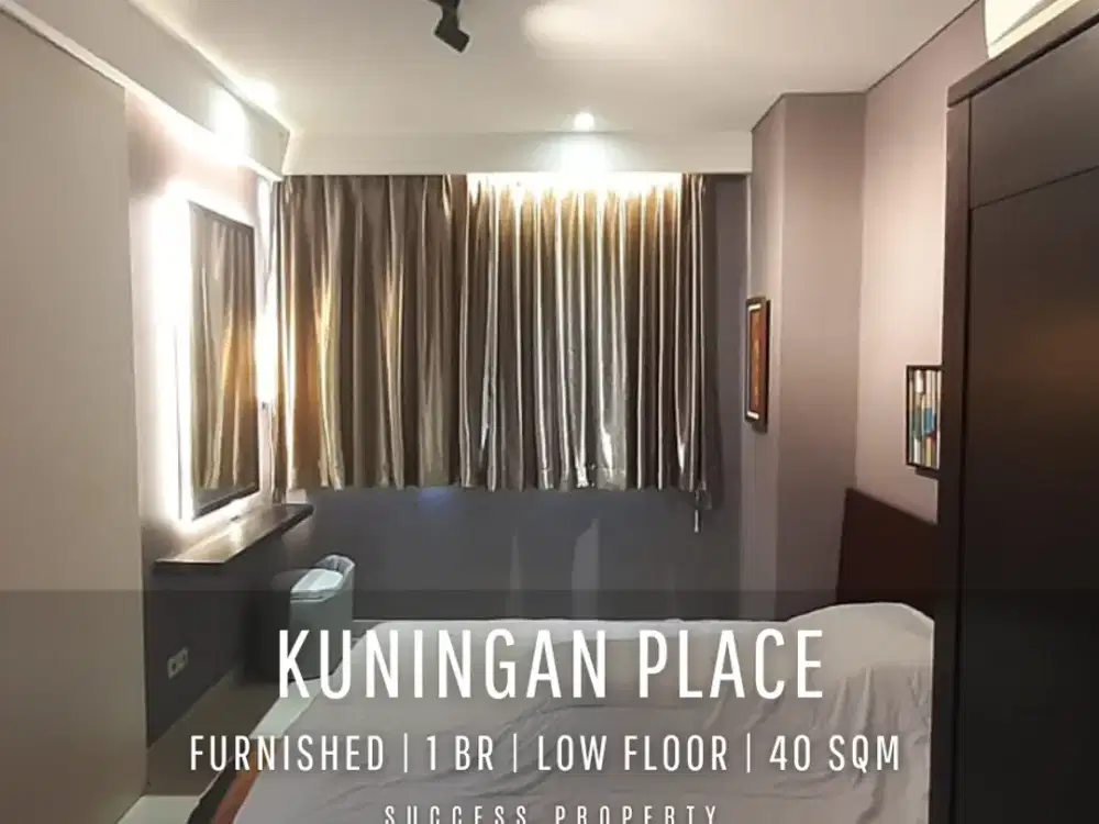 For Rent! Kuningan Place Apartment 1BR Tower Invinia Low Floor with Kuningan View