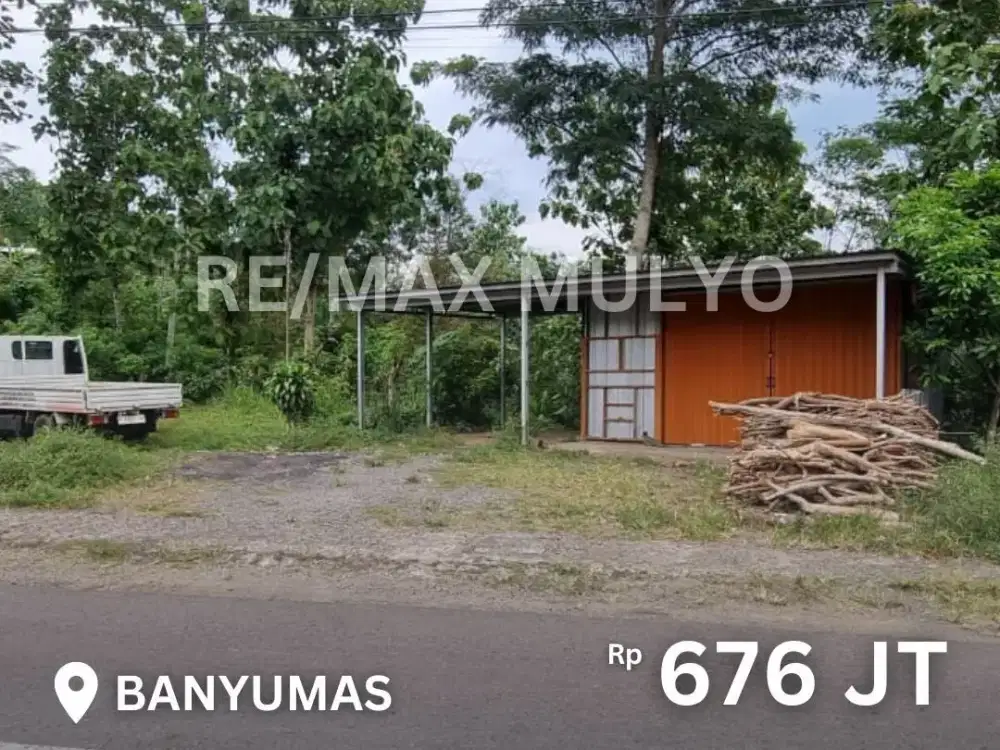 Tanah Dijual Cocok untuk Industri atau Usaha Area Banyumas