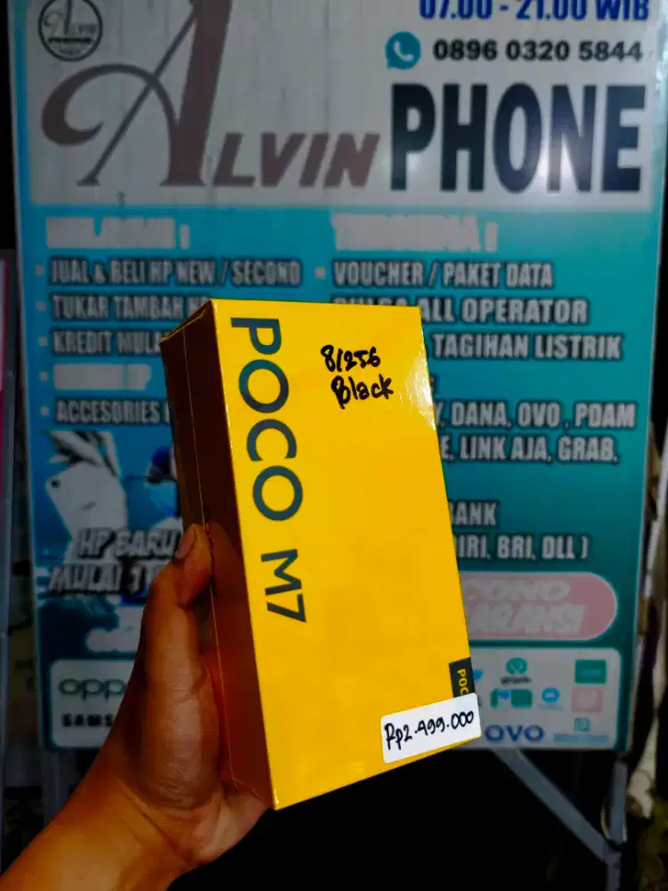 POCO M7 8/256 NEW SEGEL PROMO TERMURAH GARANSI RESMI