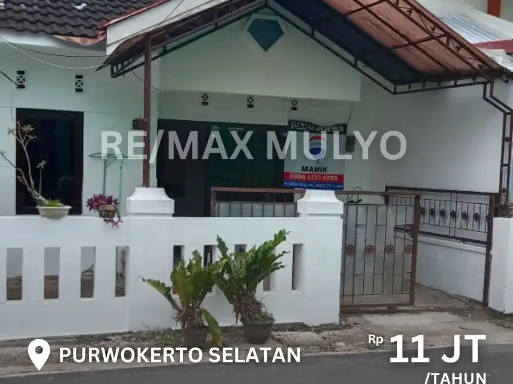 Disewakan Rumah Murah Luas Area Purwokerto Selatan