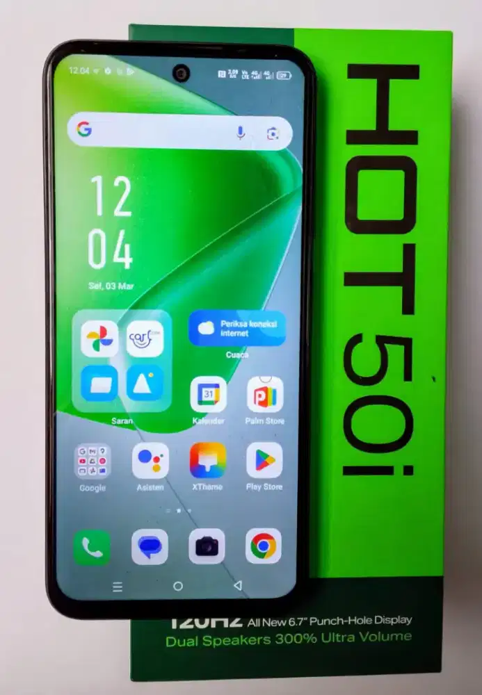 Infinix Hot 50i Ram 6+6/128, NFC, Kamera 48MP (Fullset, msh Garansi)
