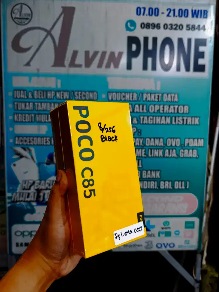 POCO C85 8/256 NEW SEGEL PROMO TERMURAH GARANSI RESMI