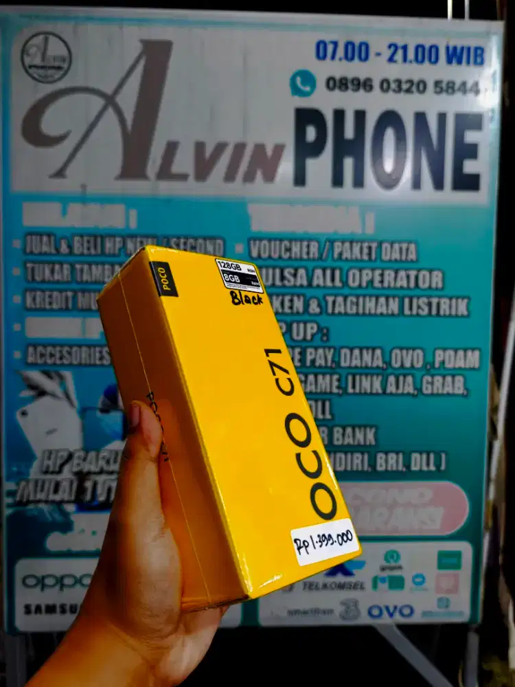 POCO C71 4/128 NEW SEGEL PROMO TERMURAH GARANSI RESMI