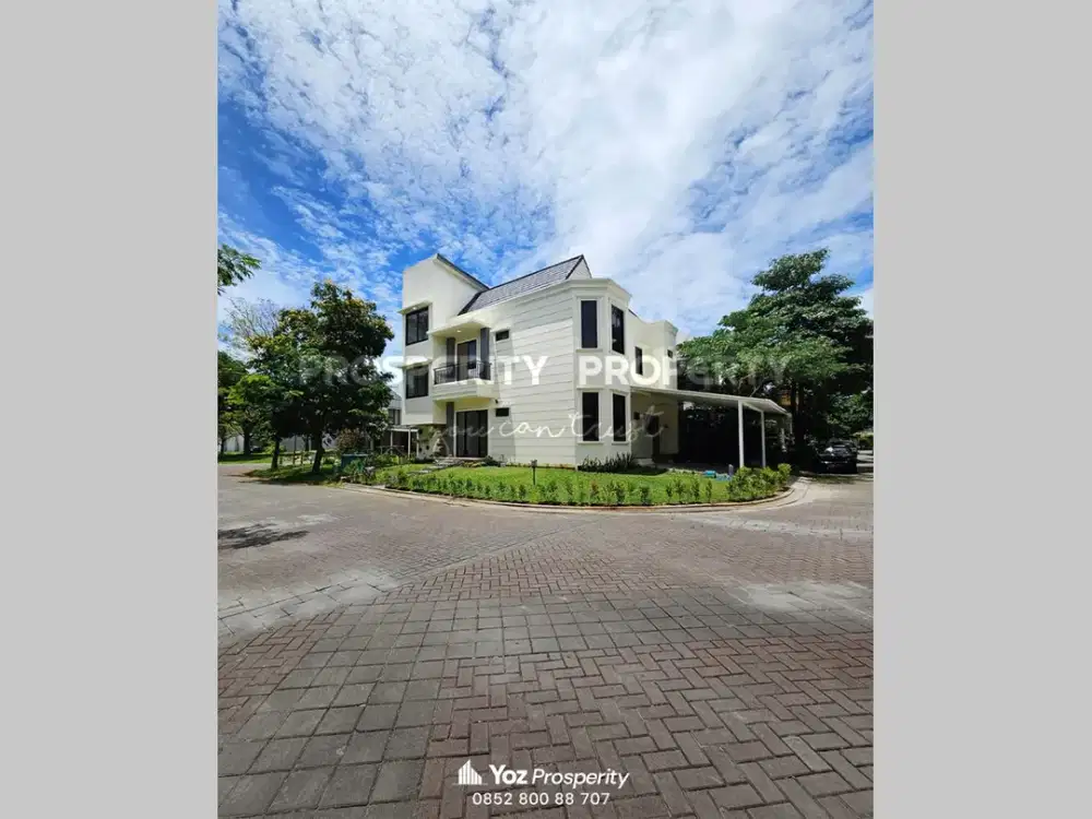 Rumah Hoek Bangunan Mandiri di Cluster Prestigia The Eminent BSD City