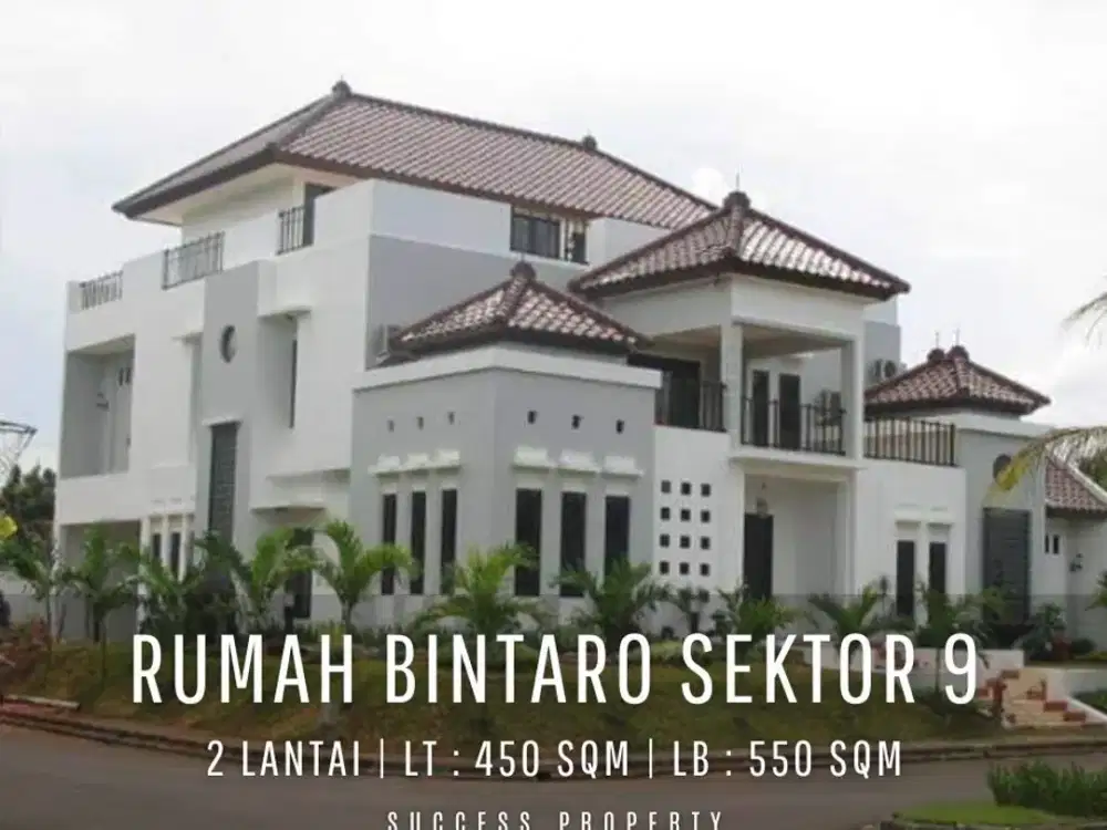 For Sell! Rumah Bintaro Sektor 9 dengan Design Split-Level House Siap Huni