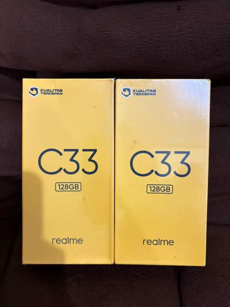 Realme C33 Ram 4/128Gb Warna Emas Pasir